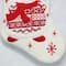 16" Red & White Welcome Snowman Embroidered Christmas Stocking